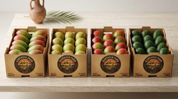 Frische Hantasch-Farm-Mangos – Keitt, Kent, Naomi und Butter-Mango