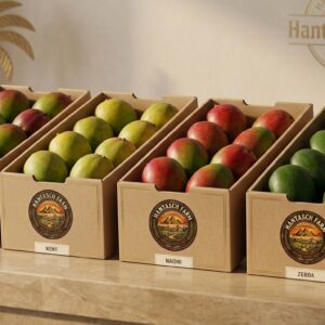 Frische Hantasch-Farm-Mangos – Keitt, Kent, Naomi und Butter-Mango