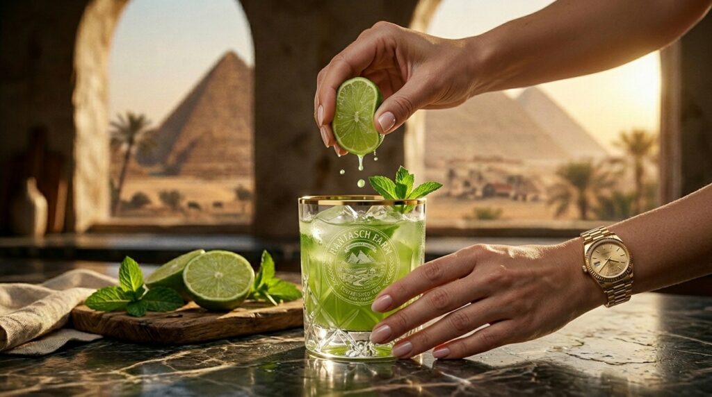 ليمون أخضر ونعناع طازج من هنتش فارم